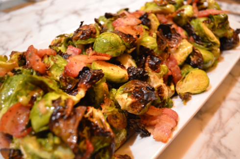 brussels sprouts - plated