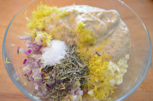mustard lamb - marinade
