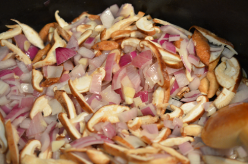 turkey chili - add shiitake