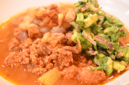 turkey chili - in bowl 1