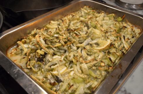 fennel sole - out of oven