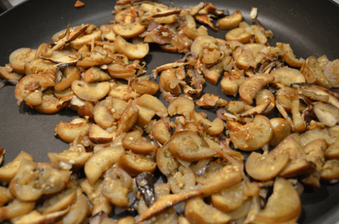 Radicchio+eggplant - let eggplants cook