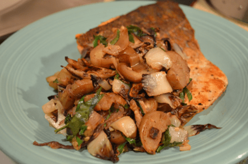 Radicchio+eggplant - plated