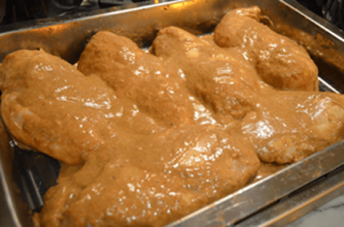 curry chicken - ready to roast